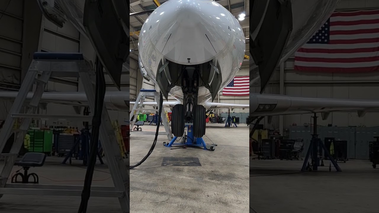 Gear up test CRJ #aviation