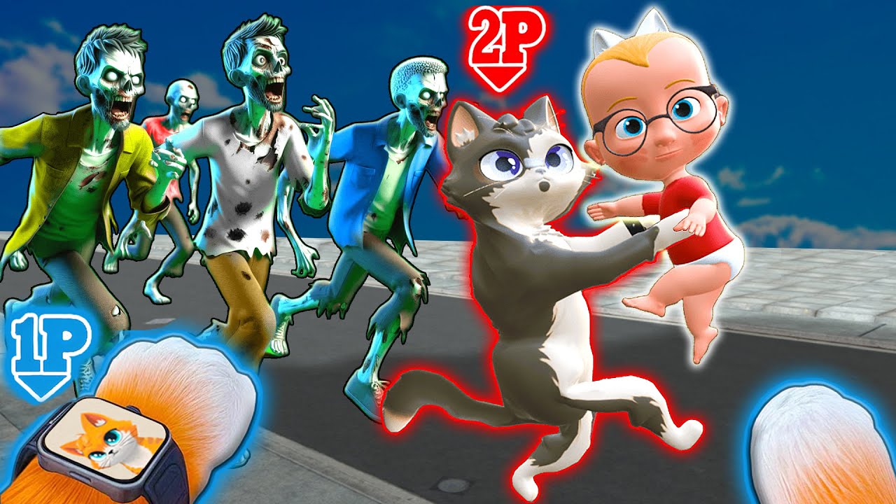 I Am Cat MULTIPLAYER ¿Podemos rescatar a la BEBÉ Abuelita?