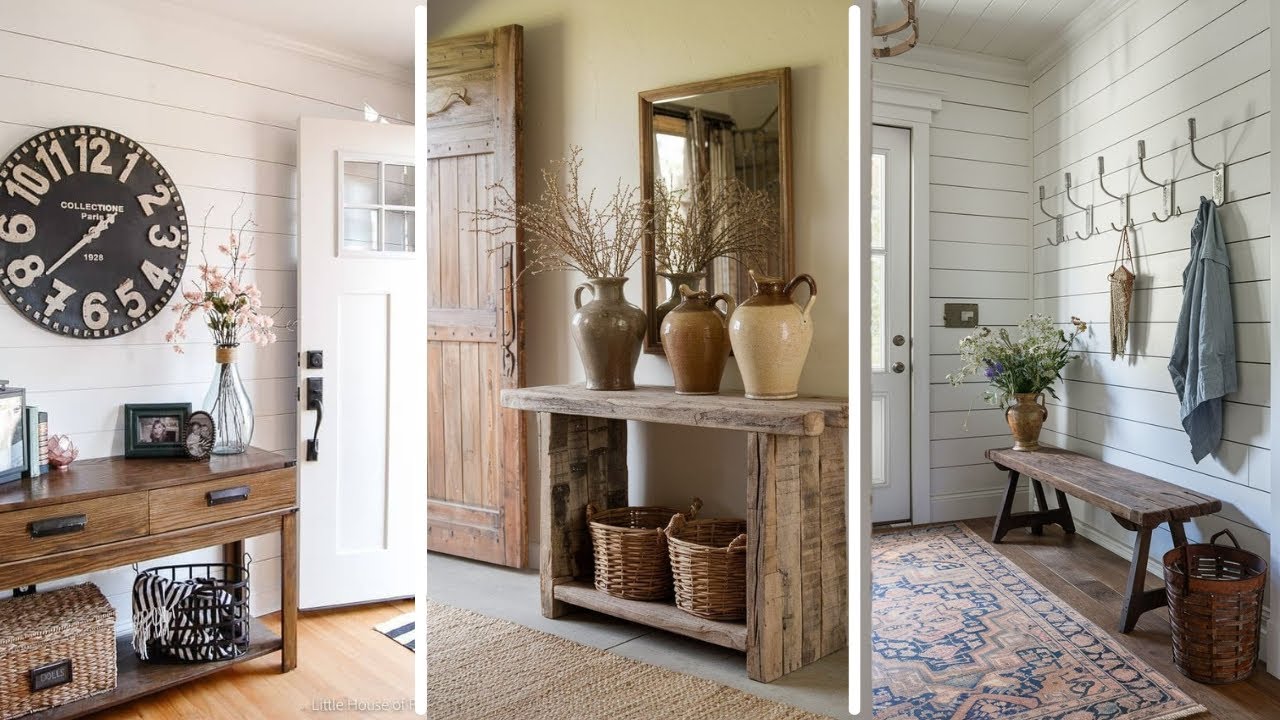 Fresh Modern Farmhouse Entryway Ideas to Welcome the New Year in Style