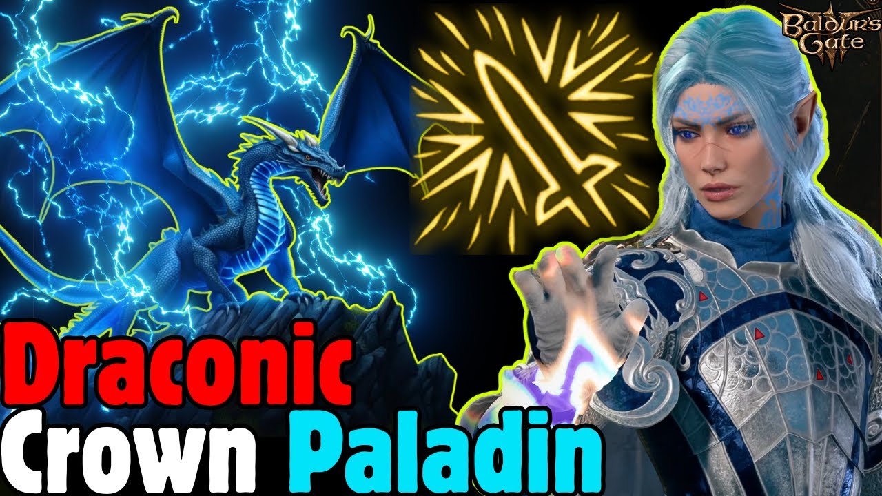 OP DRACONIC CROWN Paladin Sorcerer Build in Baldur's Gate 3