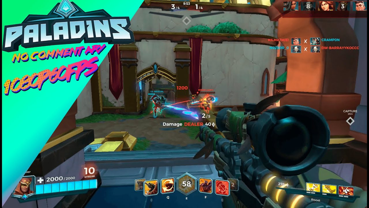 Paladins: Strix (Siege, Warder`s Gate) Gameplay (No Commentary) [1080p60FPS] PC