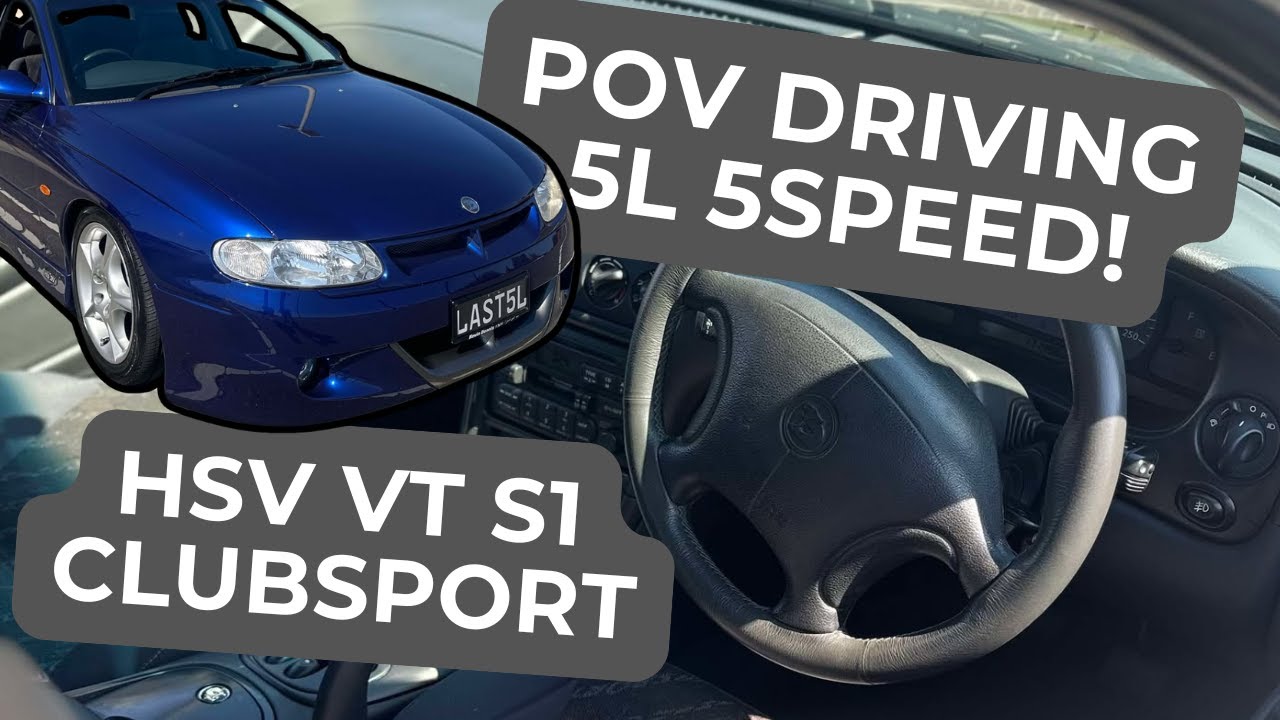 Raw V8 Sound | VT HSV Clubsport POV Drive