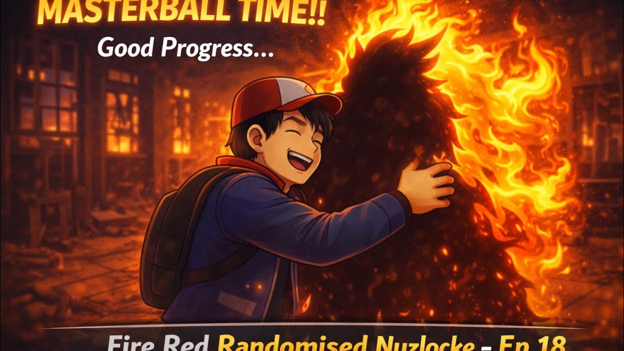 MASTERBALL TIME!! Good progress Pokemon Fire Red Randomised Nuzlocke Ep 18