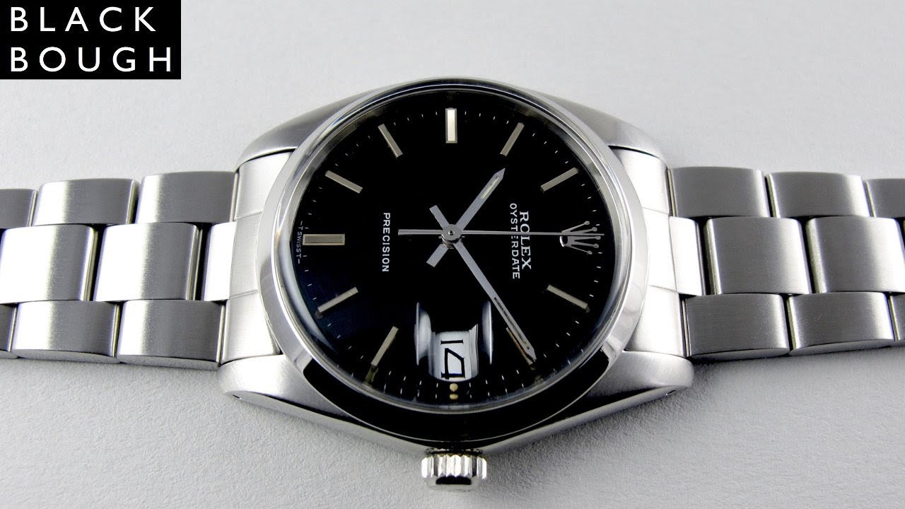 Rolex Oysterdate Precision Ref. 6694 steel vintage wristwatch, circa 1982