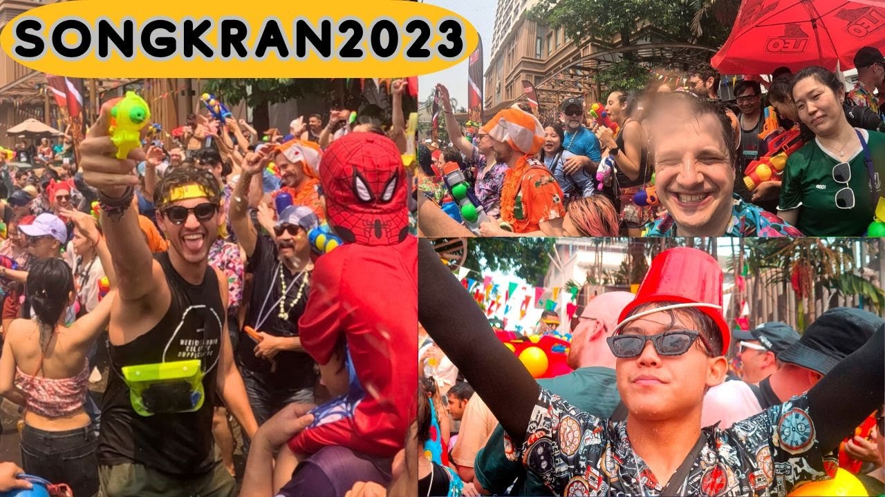 Songkran opening day In Chiang Mai! Songkran 2023 Thailand Series (Episode 3)