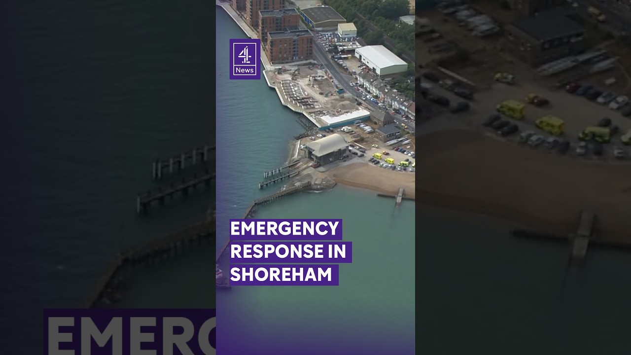 Four people in difficulty in water near Shoreham, major response underway