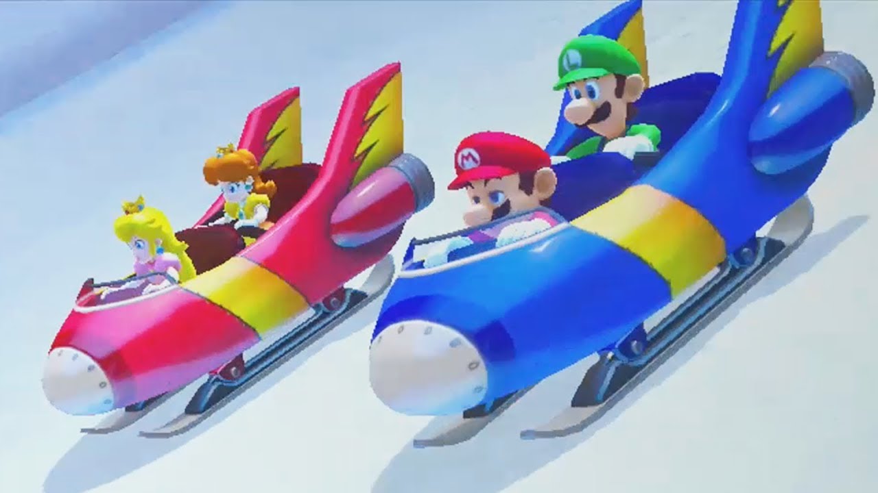 Mario Party 10 All Team Minigames - Mario & Luigi Vs Peach & Daisy (Master Cpu)