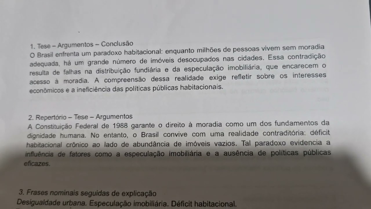 REDAÇÃO DO ENEM 2026 - COMO FAZER A INTRODUÇÃO DO TEMA 
