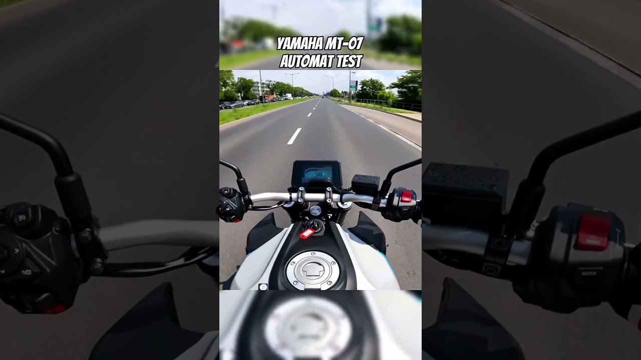 Yamaha MT-07 YAMT 0-100 km/h Przyspieszenie, prędkość, zawieszenie - opinia z jazdy #shorts