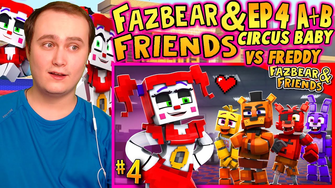 CIRCUS BABY VS FREDDY - Fazbear & Friends Episode #4 VERSION A+B | Reaction | CIRCUS BABY TAKES OVER