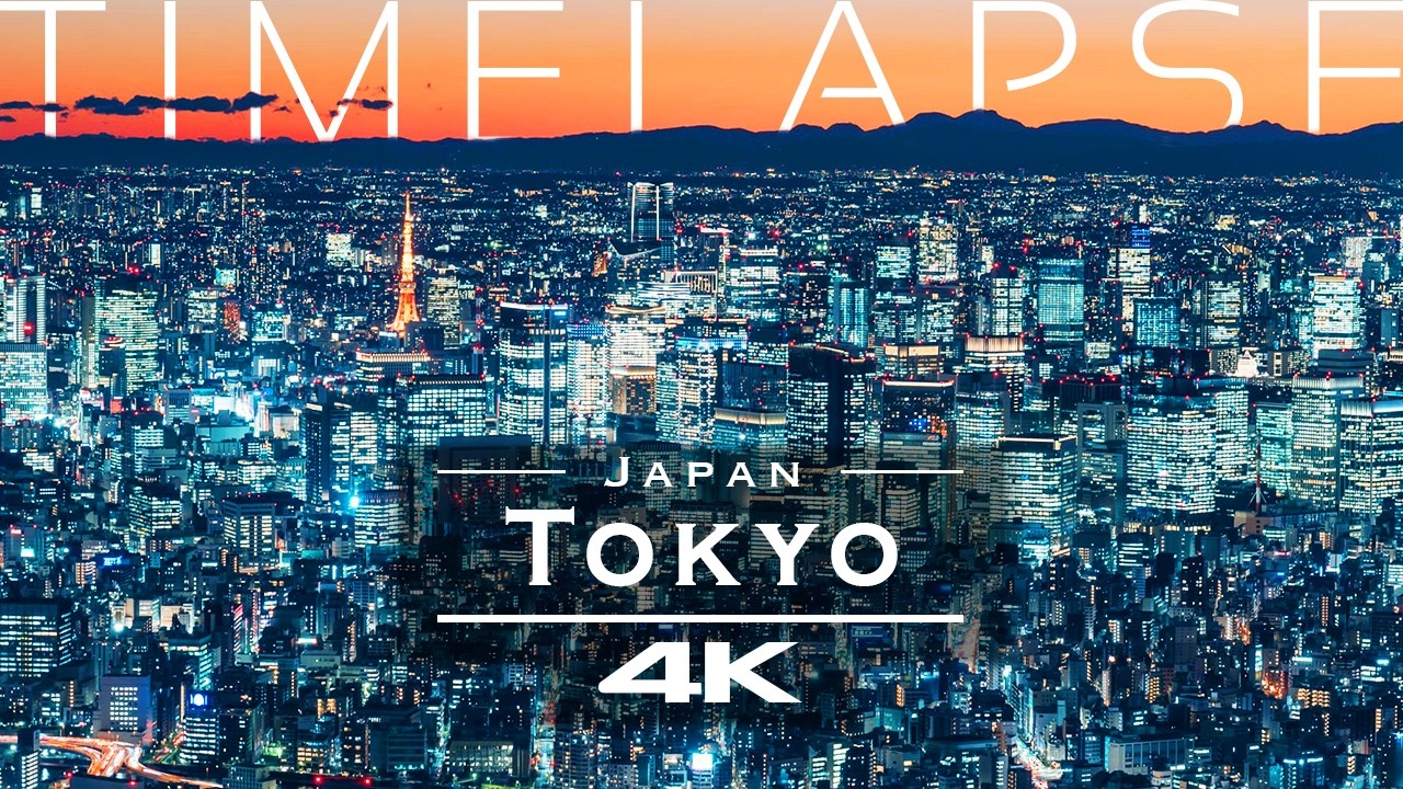 Tokyo at Night in 4K 🇯🇵 | Stunning Drone Timelapse of Japan&rsquo;s Neon Megacity