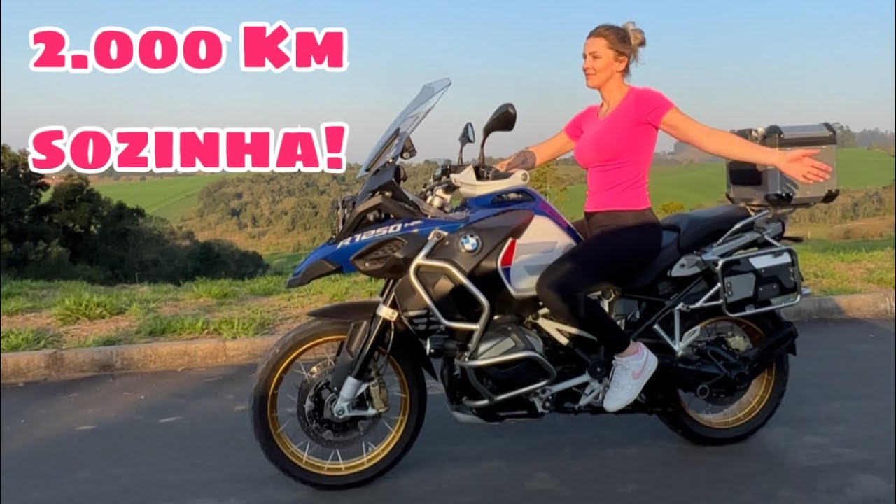 MINHA PRIMEIRA VIAGEM DE GS1250 SOZINHA
