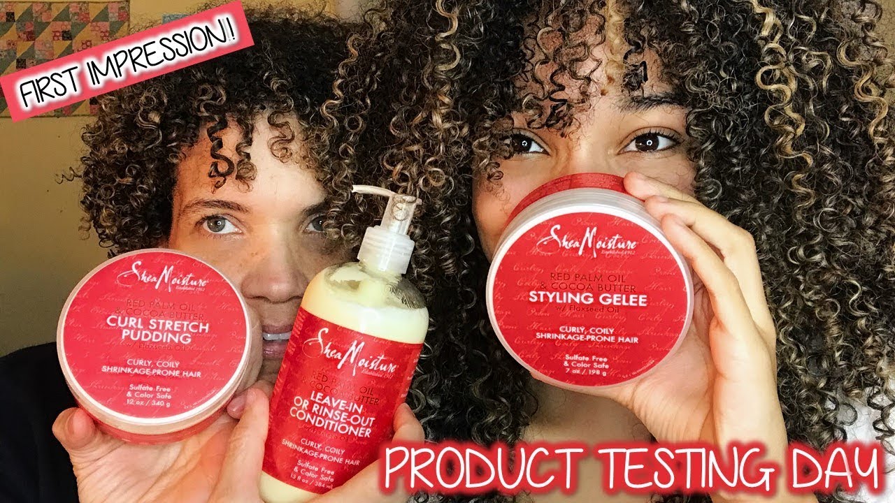 PRODUCT TESTING DAY | Shea Moisture Red Palm Oil & Cocoa Butter 1st Impression