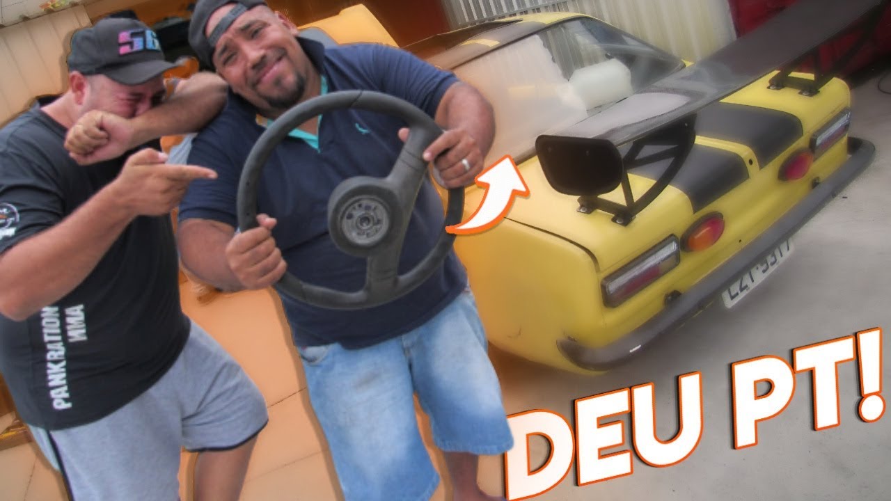 DESTRUÍMOS O CHEVETTE DO BRUNO BAR