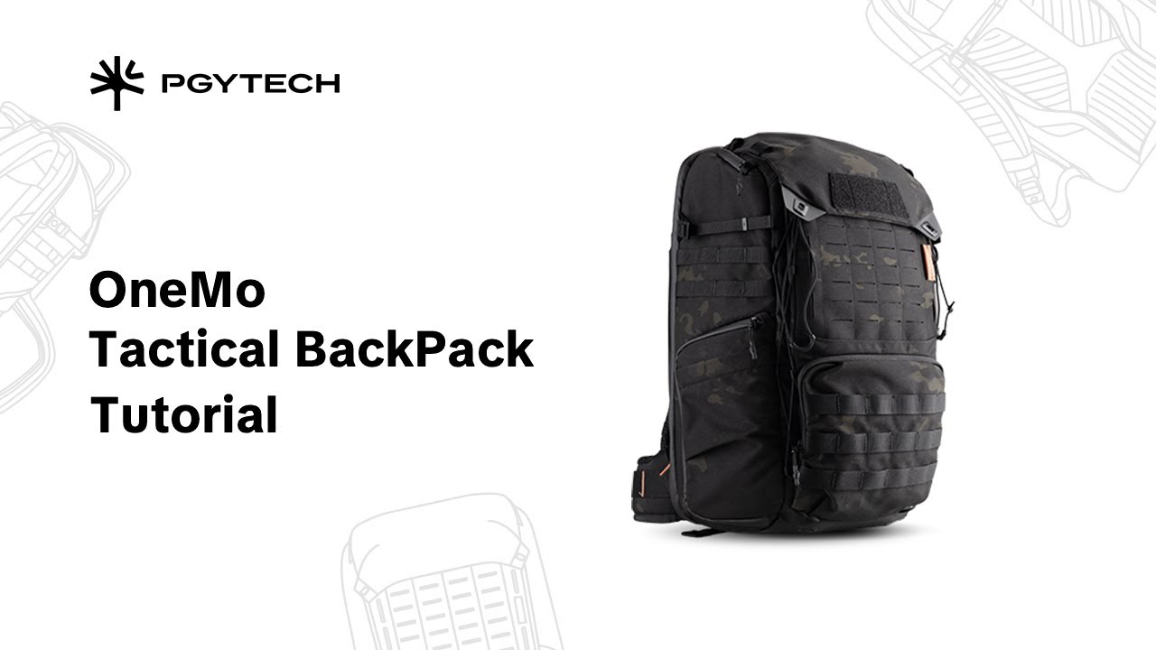 PGYTECH OneMo Tactical Backpack | Official Tutorial