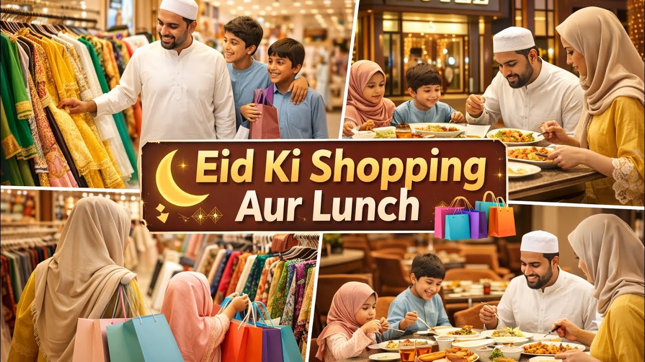 “Eid Shopping Aur Family Lunch”