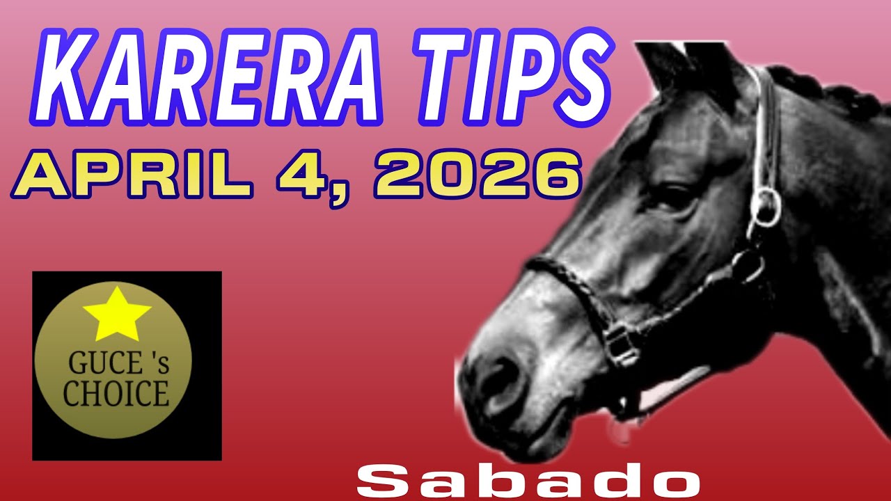 MMTCI KARERA TIPS & ANALYSIS by @guceschoice APRIL 4, 2026 races STARTS 4PM