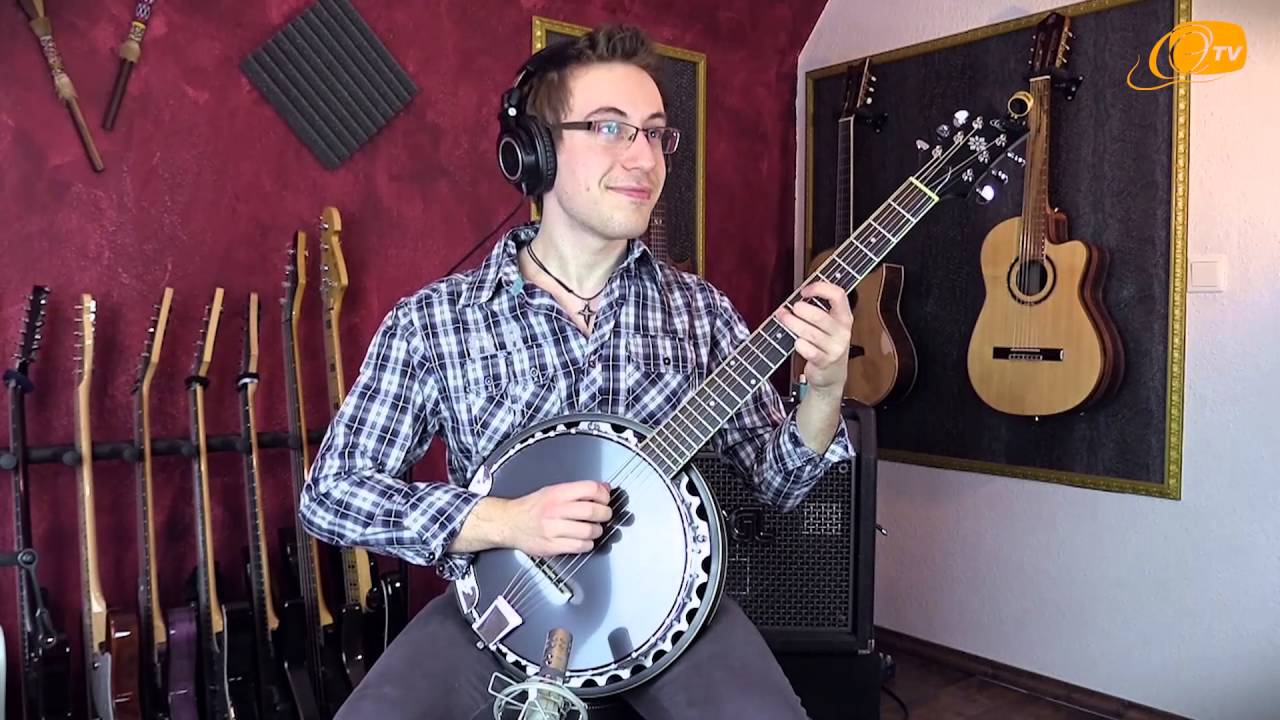 Ortega Guitars | Julian Scarcella plays the OBJ350/6-SBK