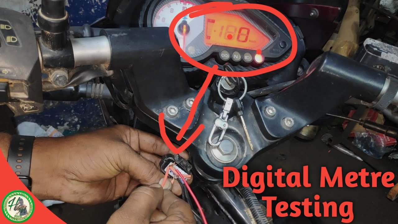 Pulsar Meter Not Working.How To Test Pulsar Digital Meter In Telugu|Hari Mec
