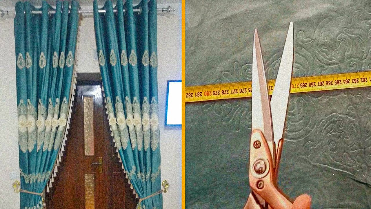 Как подшить шторы вручную / Parda tikishni o'rganamiz ✂️