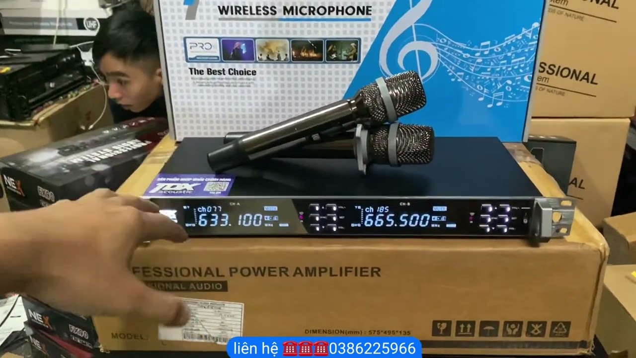 Xả Mic Không dây TDX E10plus cao cấp Hát hay tiếng chuẩn bản mới nhất 2026 giảm tới 500k