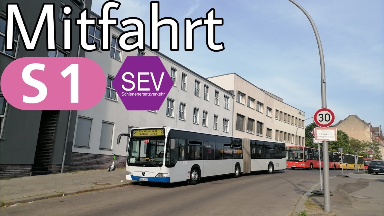 Mitfahrt | Mercedes-Benz Citaro O530 Facelift G | Linie S1 SEV | S Zehlendorf - S Schöneberg