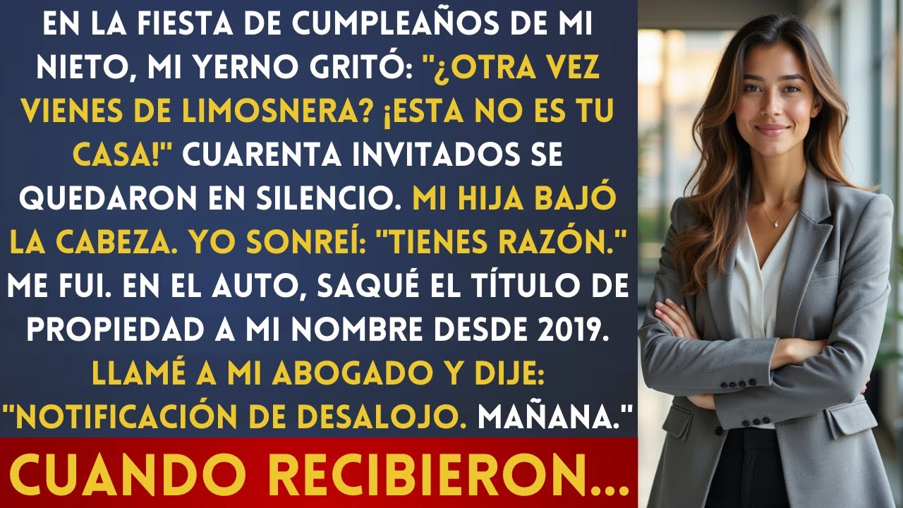 Mi yerno me llamó 
