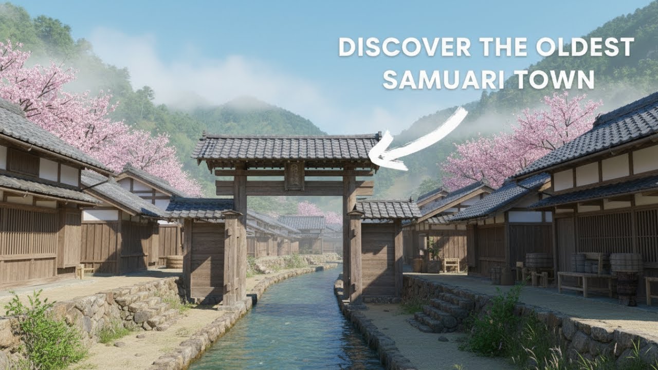Exploring JAPAN’S OLDEST WATER TOWN | Samurai Era & Rural Japan 🇯🇵