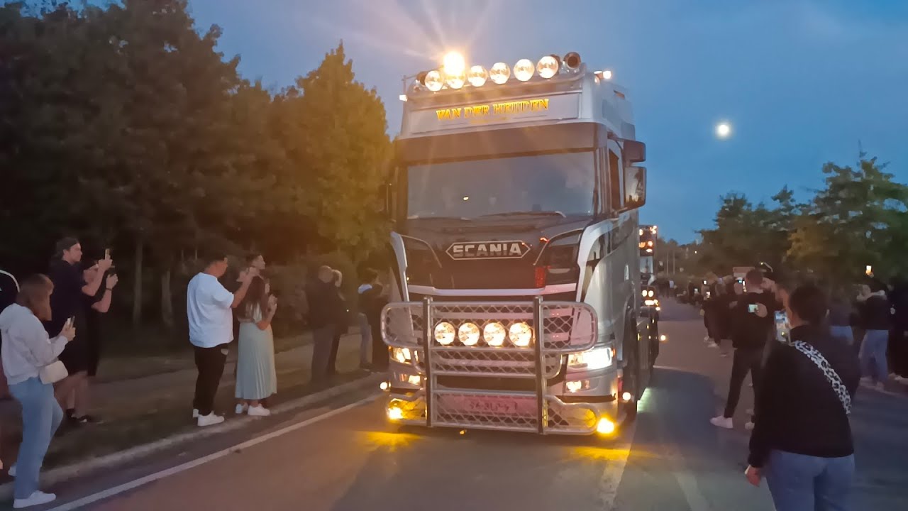 Défilé du Celtic Truck Show 2024 (de nuit)