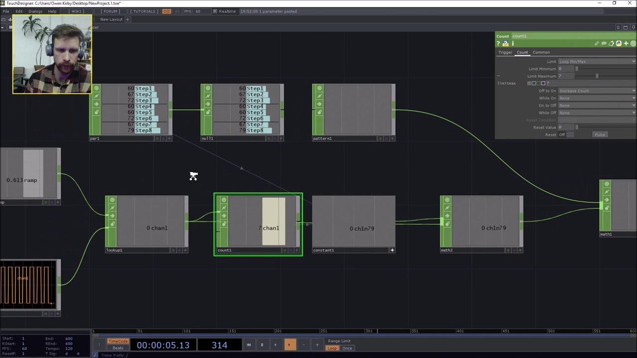 ELECTRONIC APE FRIENDS - Episode 3: Building a Midi Sequencer in TouchDesigner