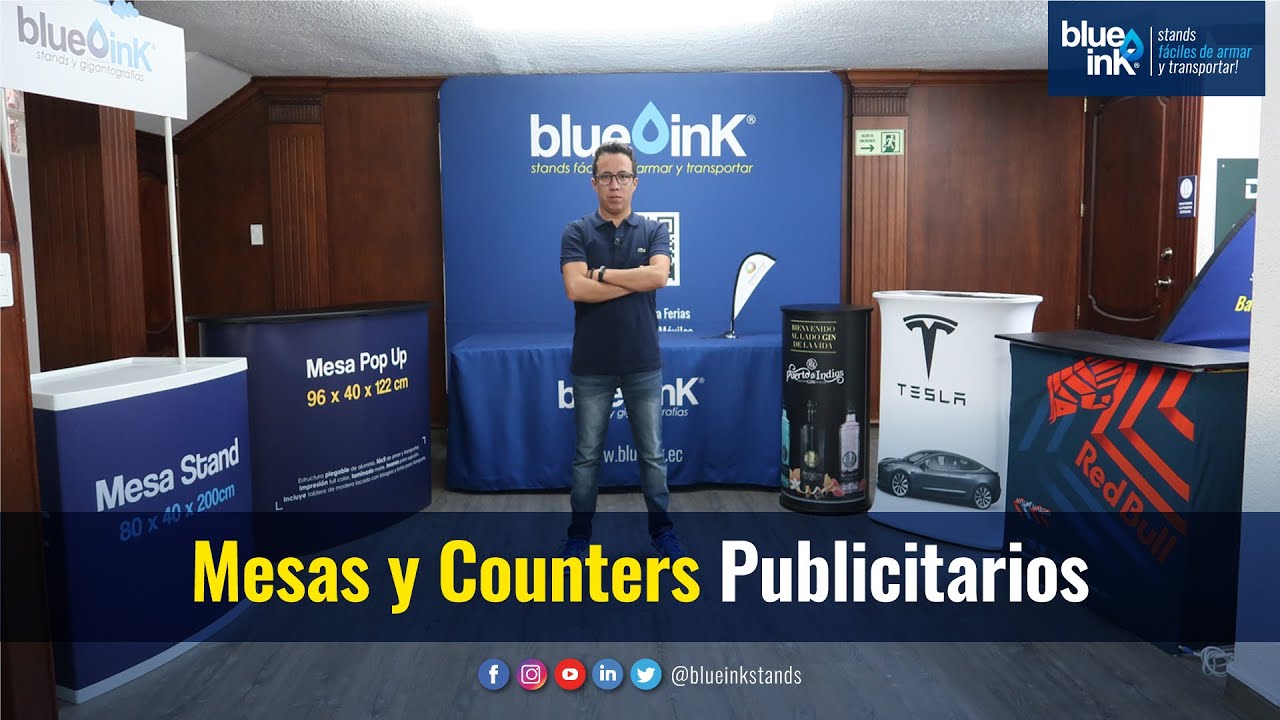 ¿Qué es una mesa stand o counter para publicidad?