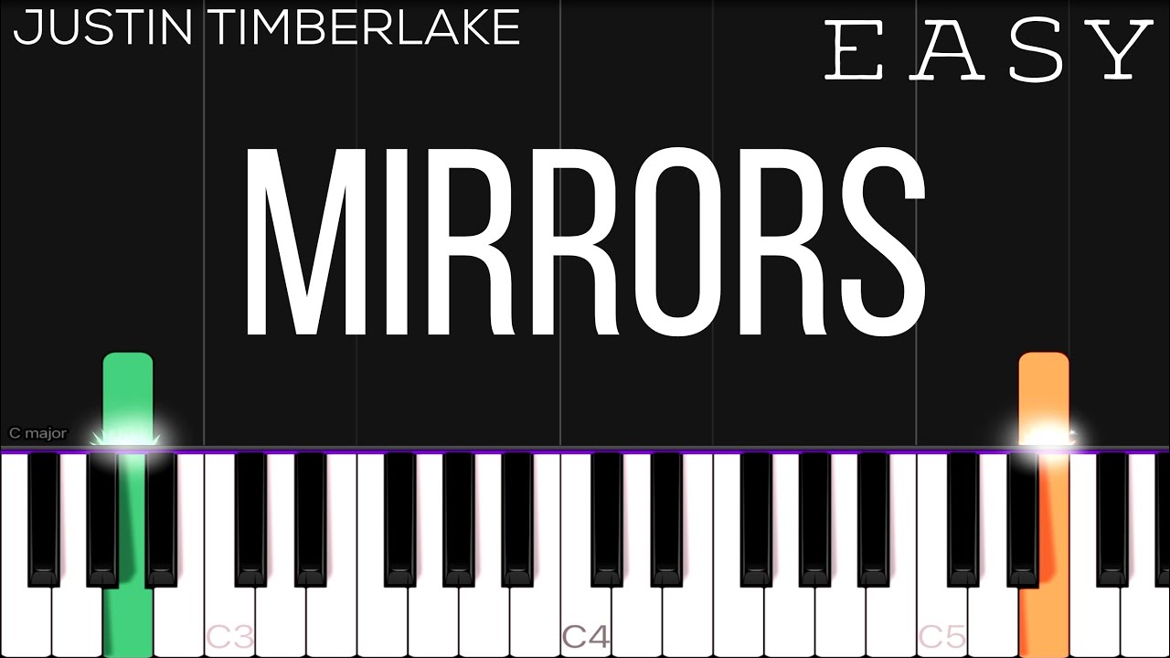 Justin Timberlake - Mirrors | EASY Piano Tutorial