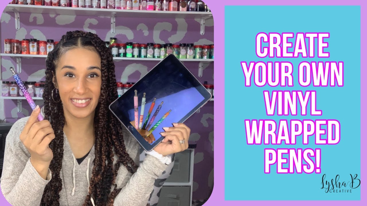 Make, print and apply your own pen wraps!