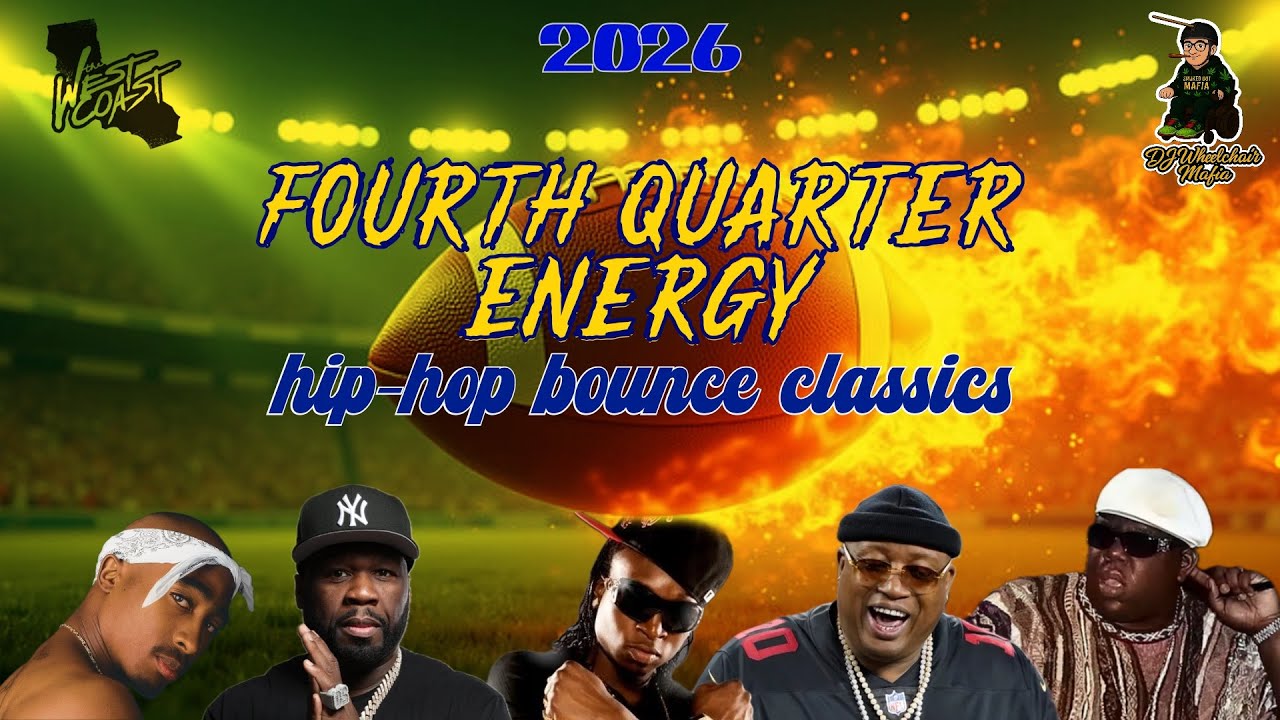 Fourth Quarter Energy: West Coast Bounce Classics ft. 2Pac, YG & More | DJ Wheelchair Mafia