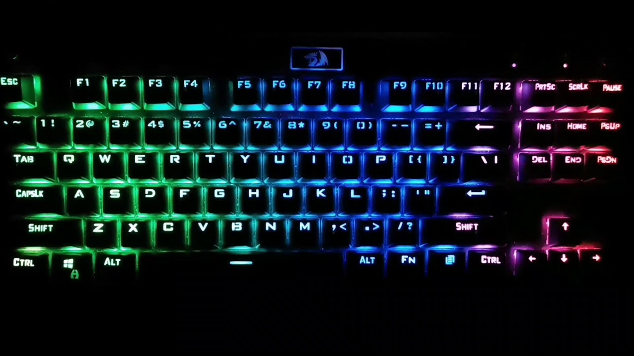 Rainbow Keyboard 10 hours