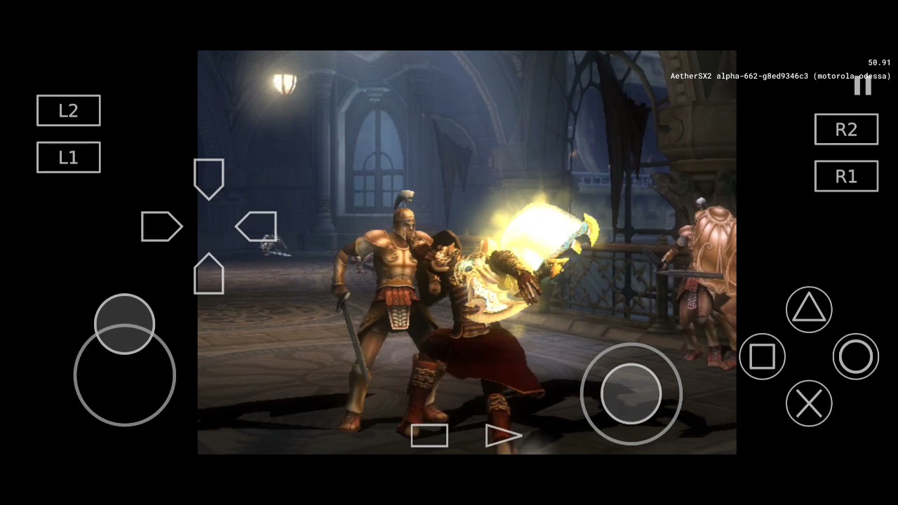 AetherSX2:God of War II snapdragon 730g