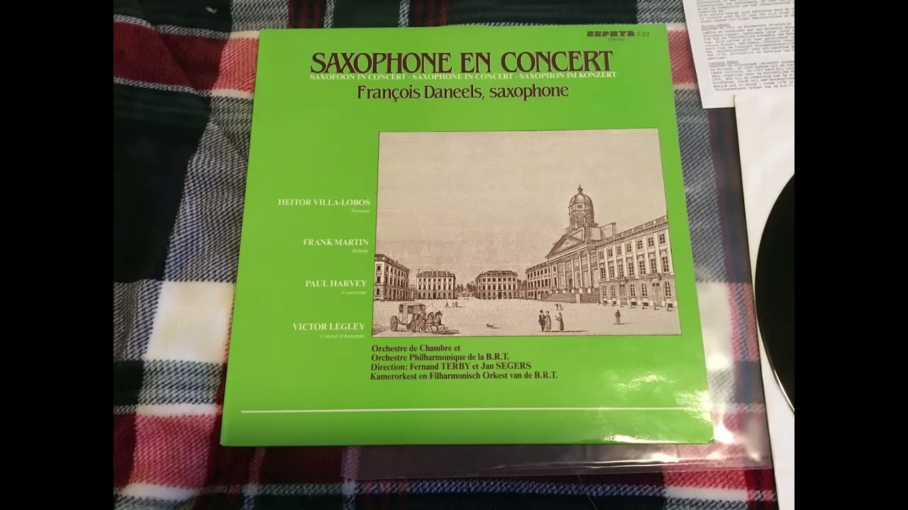 François Daneels - Saxophone en Concert Classical LP