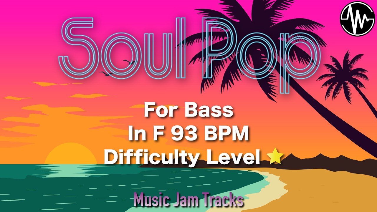 Soul Pop Jam for【Bass】BPM115 | No Bass Backing Track