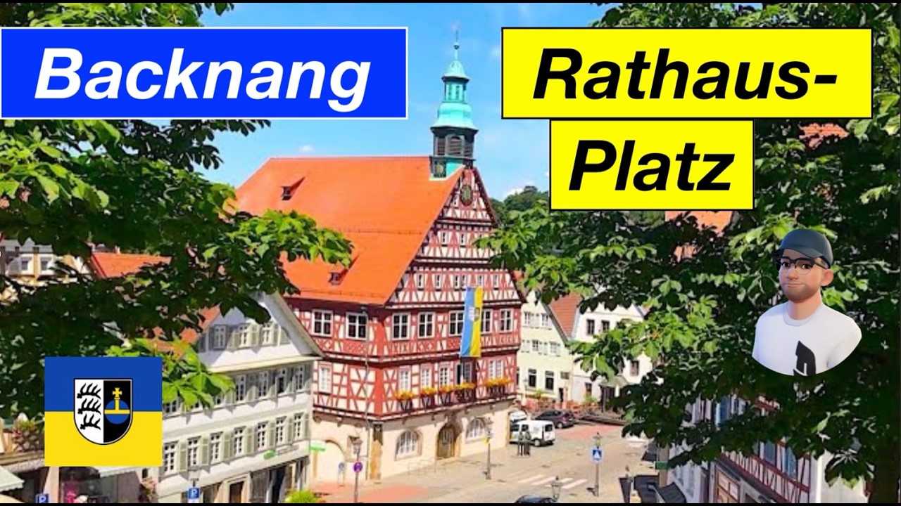 Backnang, Panoramablick vom Stiftshof aus!