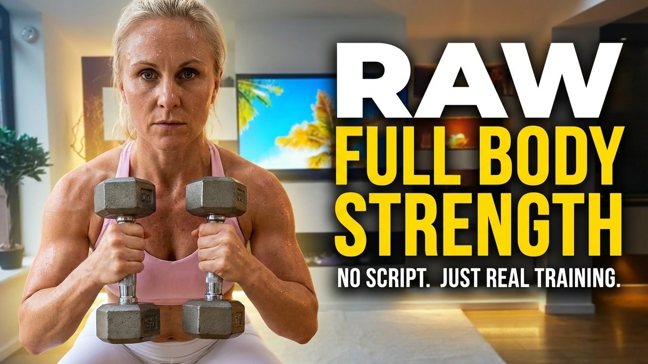 Raw Full Body Strength Workout | No Script. Just Real Training.