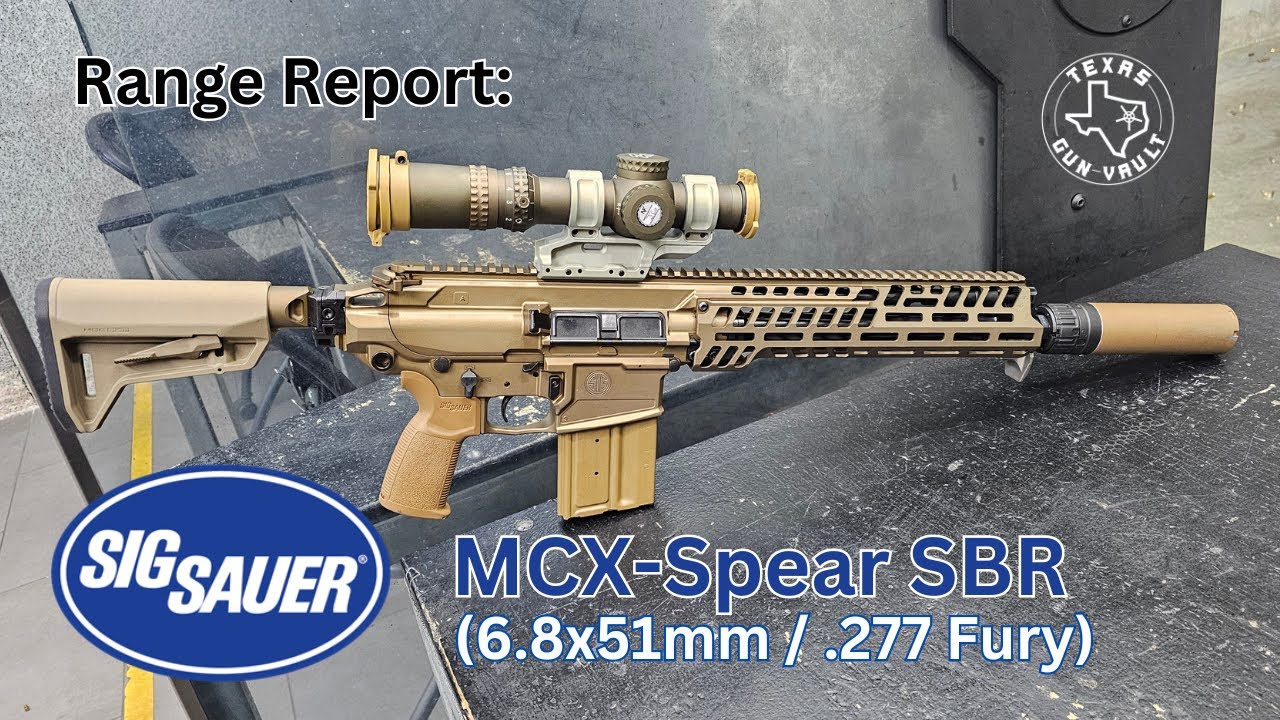 Отчёт о стрельбе: Sig Sauer MCX-Spear 6.8x51 (.277 Fury) SBR &mdash; гражданская версия винтовки XM7