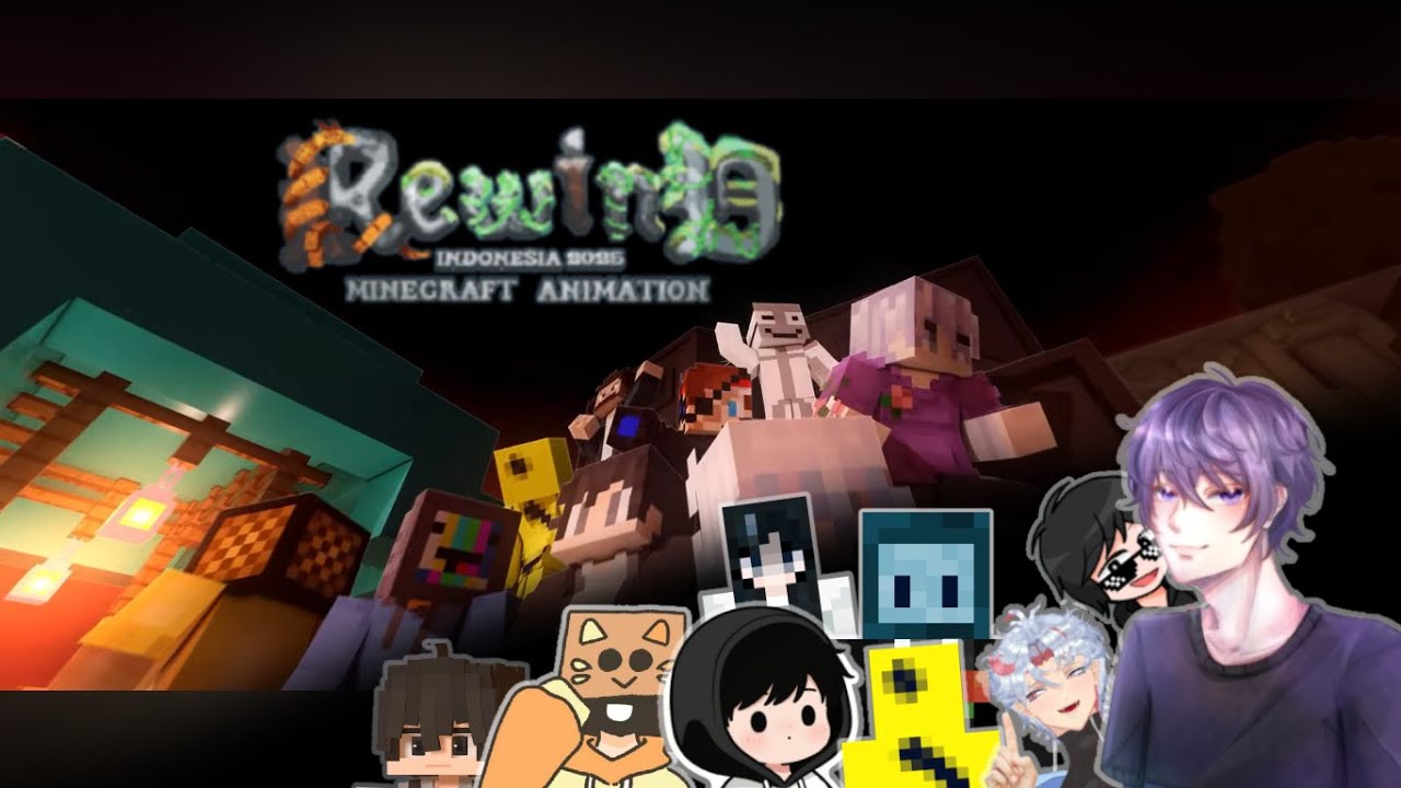 REACTION REWIND INDONESIA 2025 MINECRAFT BERSAMA 3 YOUTUBER YANG MASUK REWIND - @Animator Next Generation Indonesia