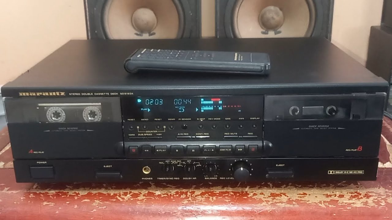ทดสอบเทปใบ้อ้อโต้รีเวิสค์คู่สวยคลาสิคเสียงดีเสียงสดใส  MARANTZ SD515DFX MADE IN JAPAN 