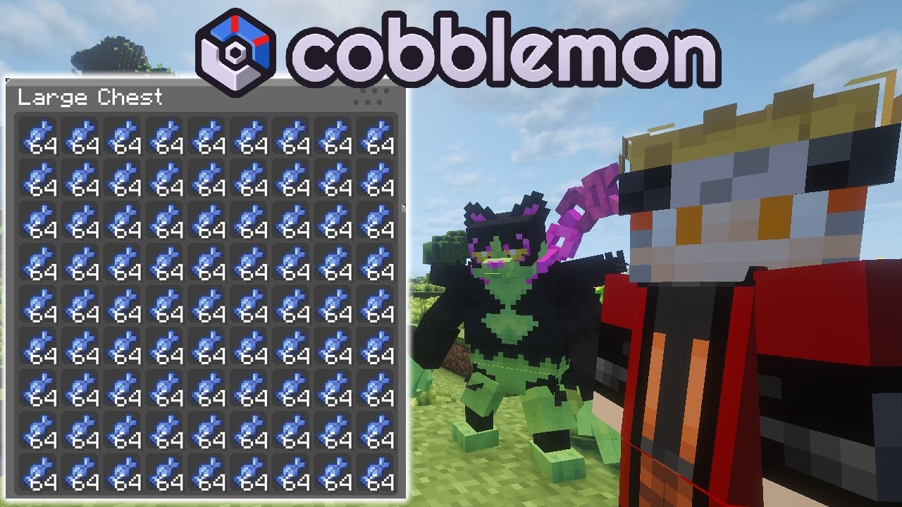 There is an OP RARE CANDY FARM in Cobblemon! (Cobbleverse)