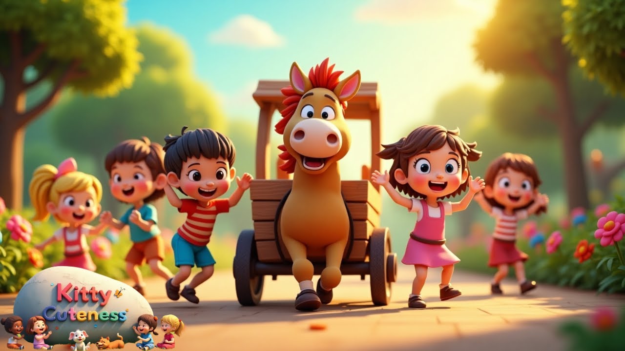 मेरा दोस्त घोड़ा | Popular Hindi Nursery Rhymes And Kids Song | @KittyCuteness-kc
