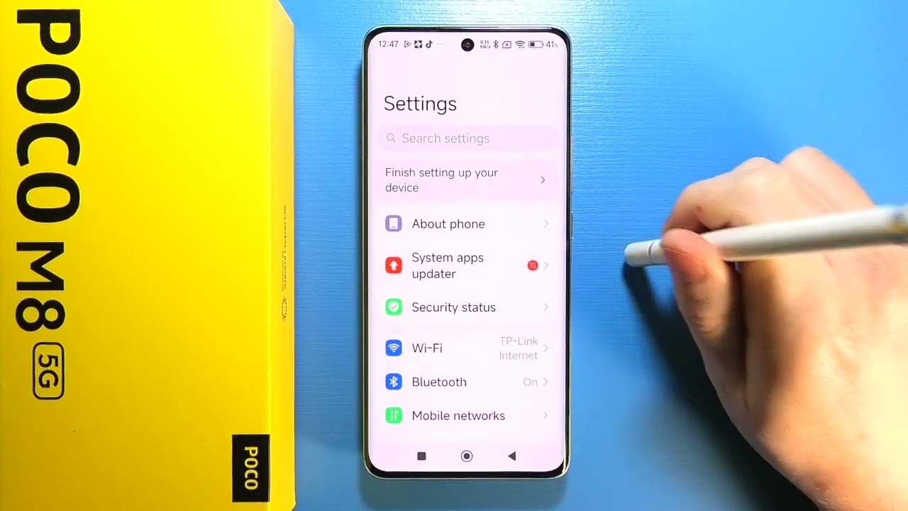 POCO M8 5G: How to Update System