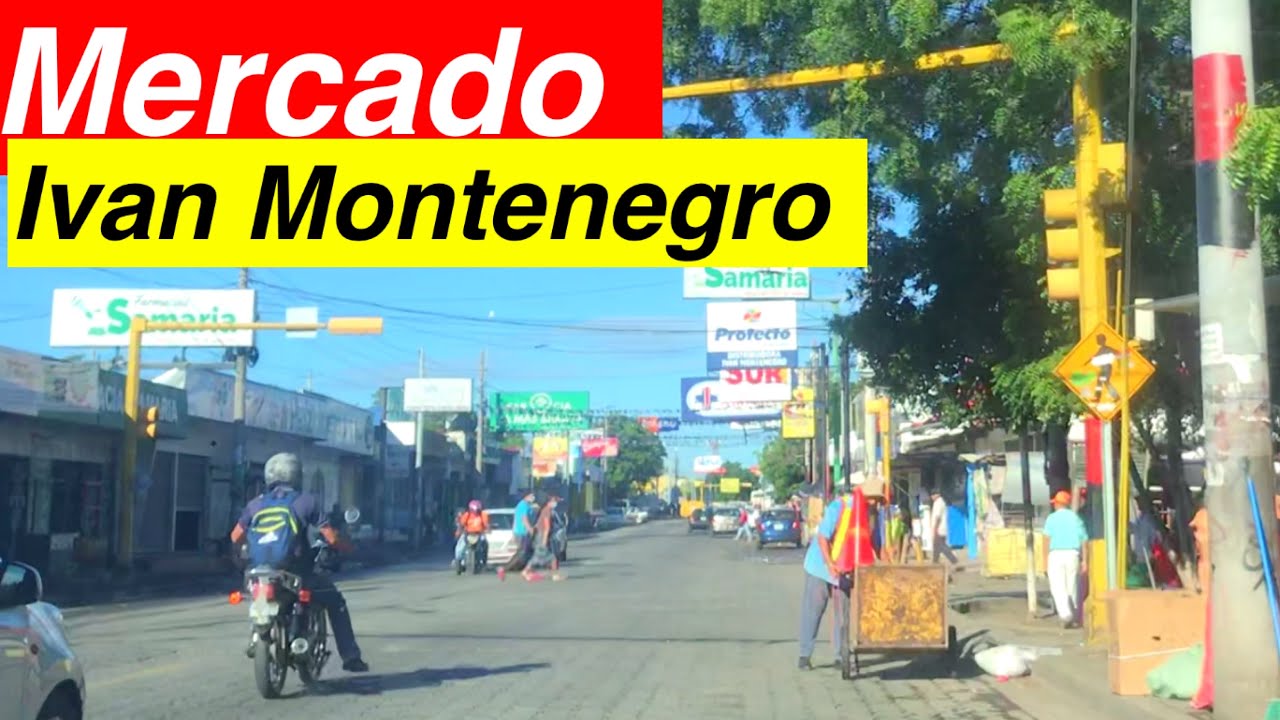 Calles del Mercado Ivan MonteNegro en Managua Nicaragua