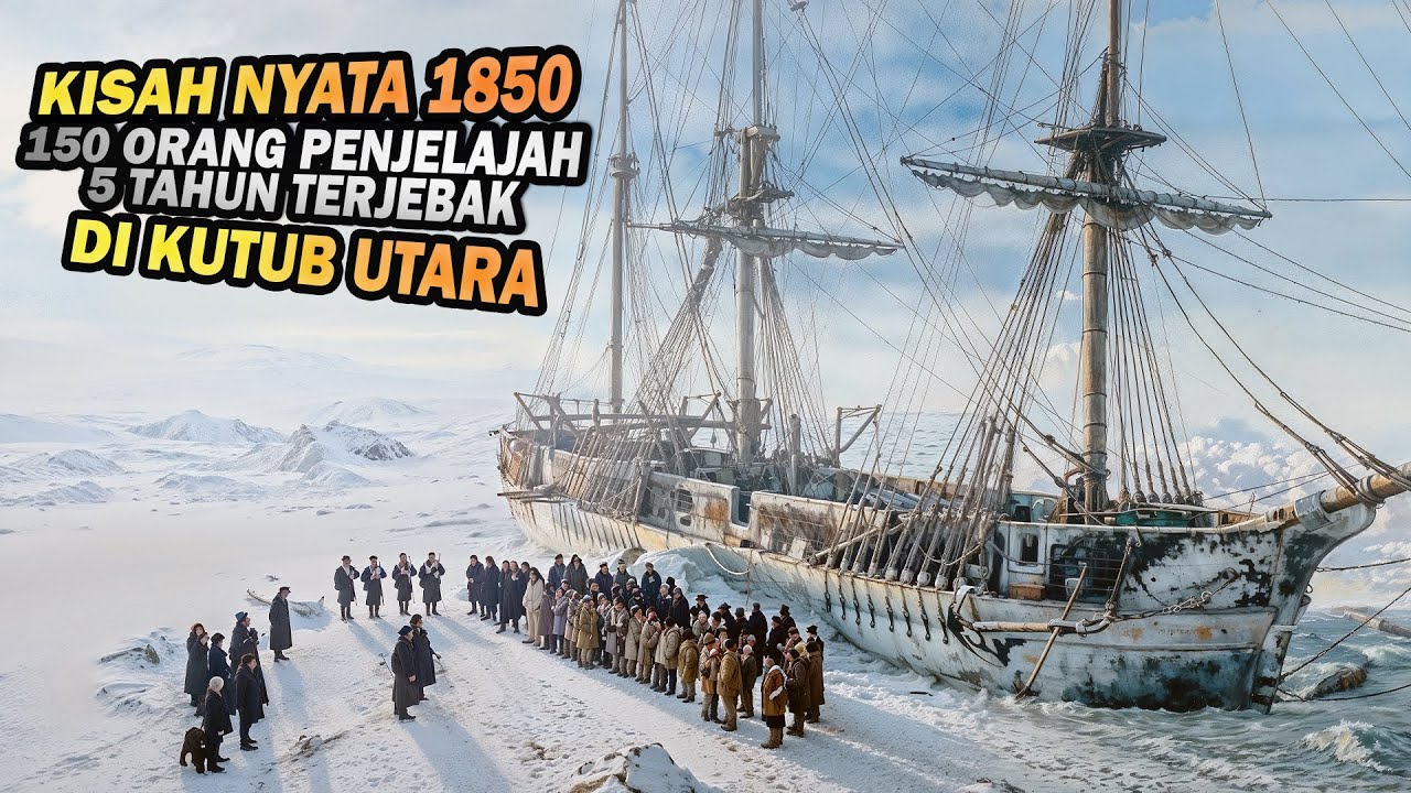 KISAH NYATA 150 ORANG PENJELAJAH BERTAHUN TAHUN TERJEBAK DI KUTUB UTARA
