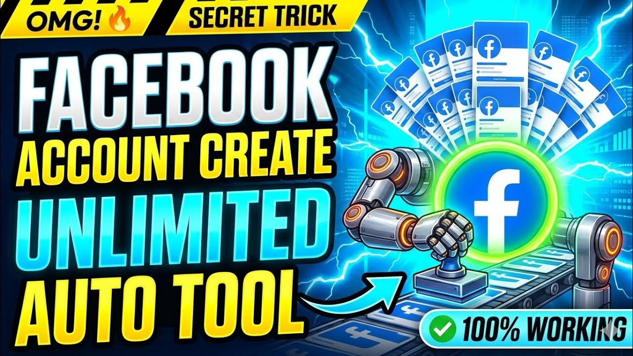 UNLEMITED FACEBOOK ACCOUNT CREATE AUTO TOLLS  🔥🔥টুলস দিয়ে উরা দুরা আইডি করুন১০০% working 🥰 #facebook