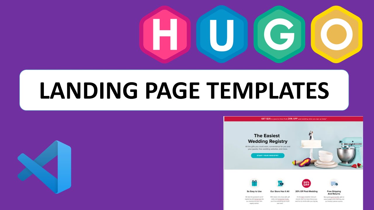 HUGO Landing Page Templates | Static Site Generator